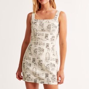 Abercrombie & Fitch Cream Mini Dress